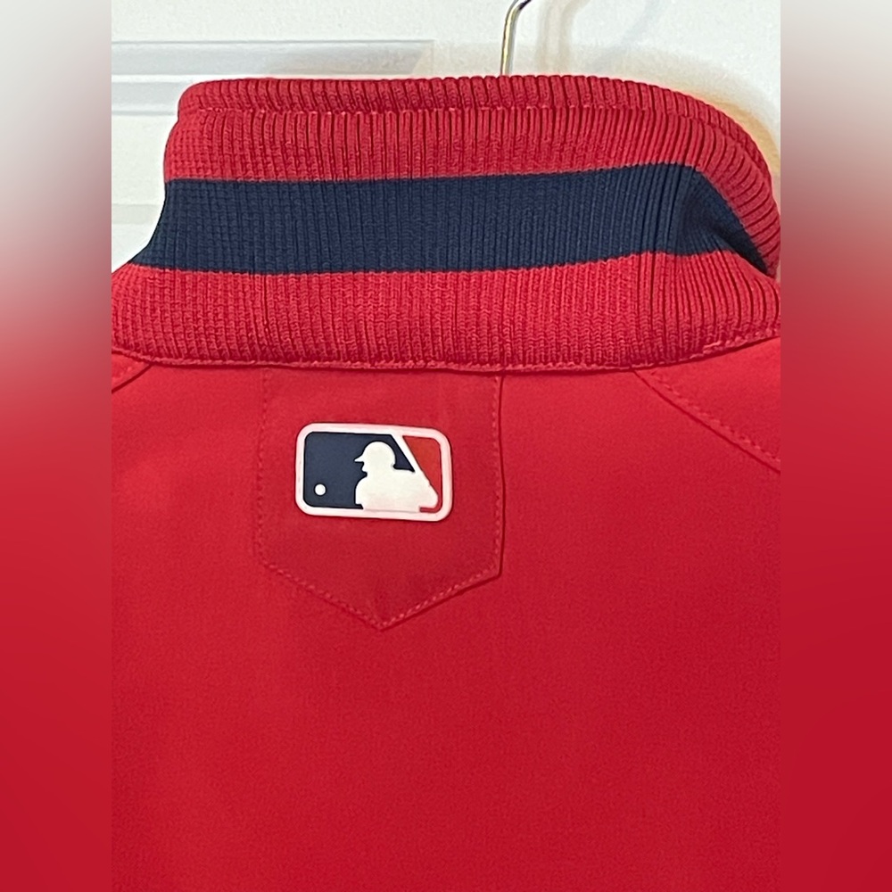 Y2K Boston Red Sox Majestic MLB Authentic Therma Base Full Zip Jacket M - Picture 9 of 10